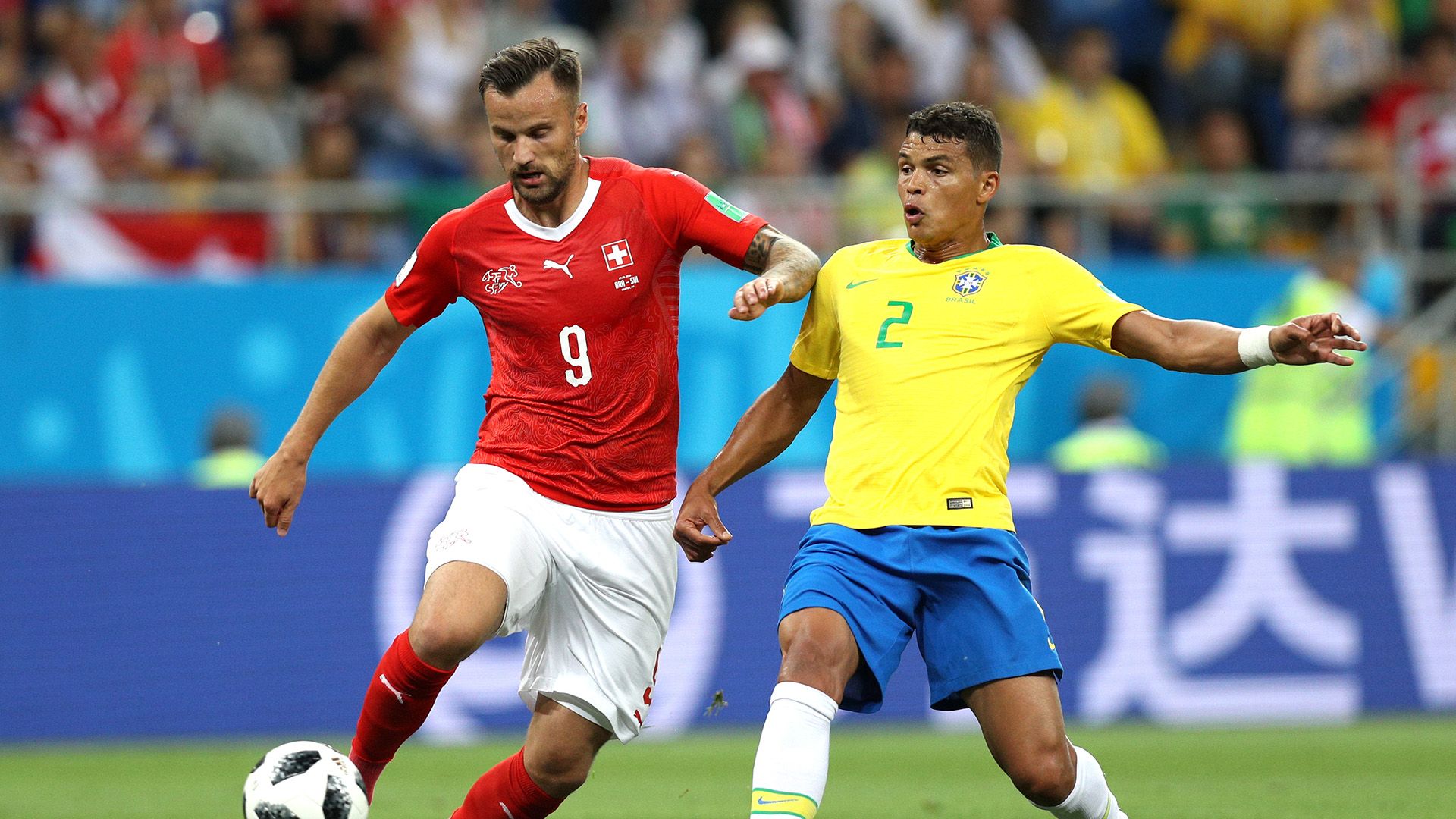 Thiago Silva Seferovic Brazil Switzerland World Cup 17062018