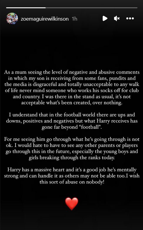 Zoe Maguire Wilkinson Harry Maguire