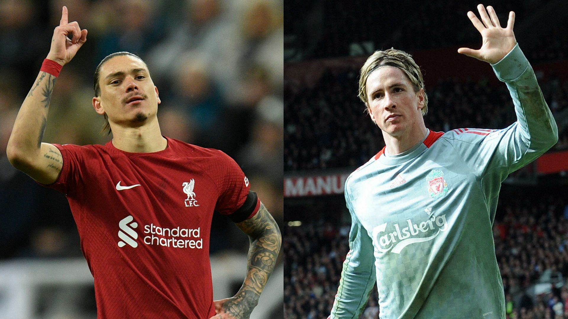 Darwin Nunez Fernando Torres Liverpool