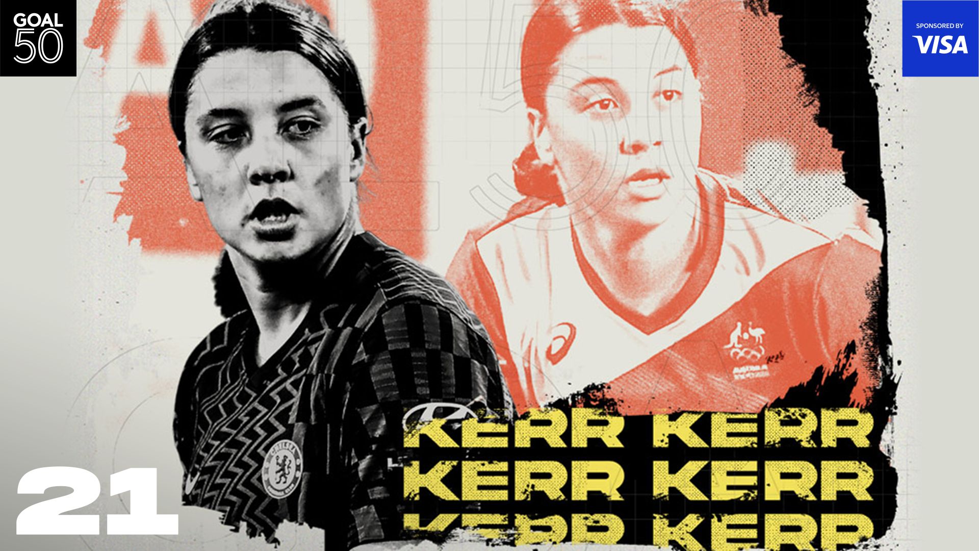 Sam Kerr GOAL50 2021