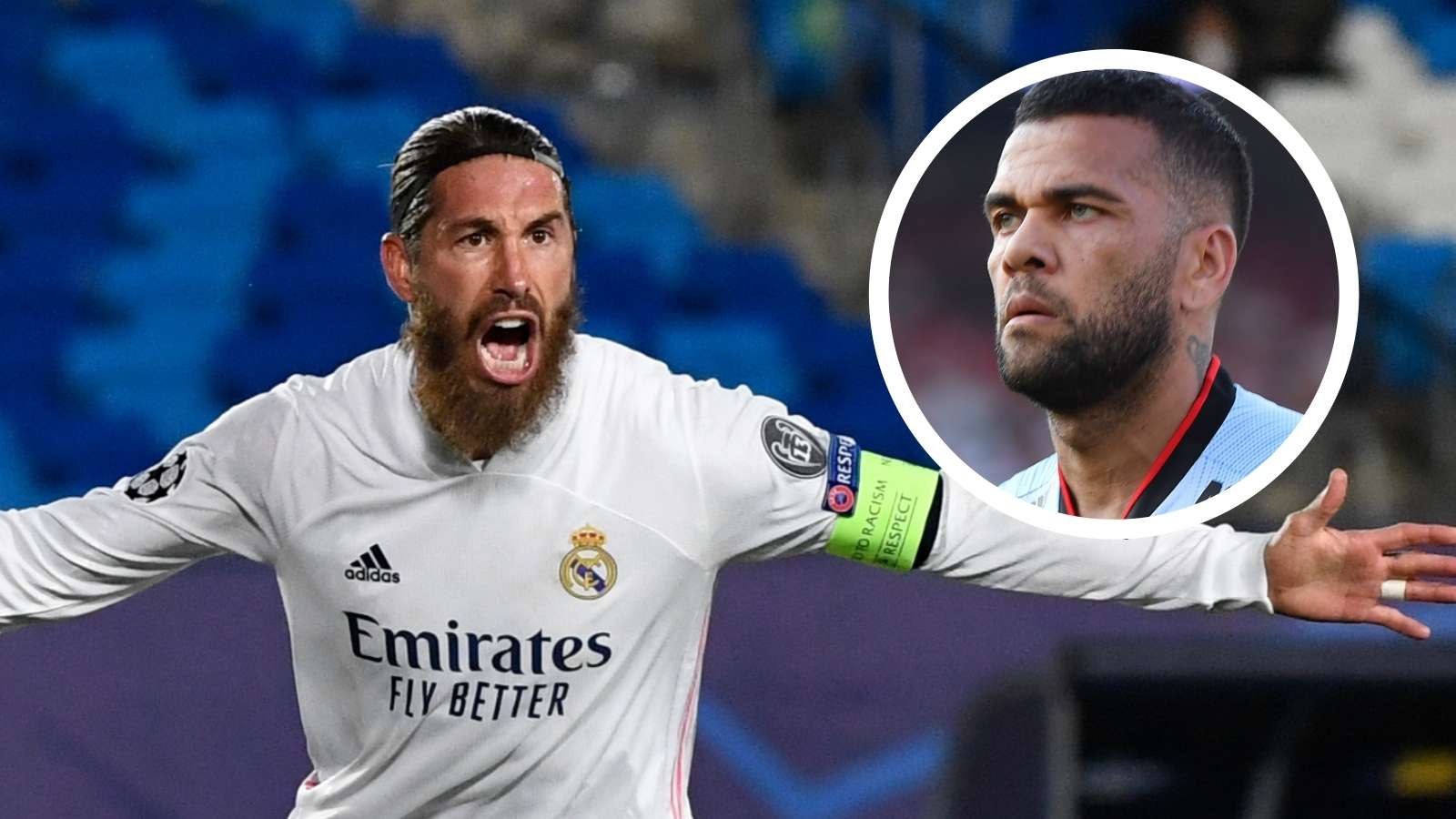 Sergio Ramos Dani Alves Real Madrid