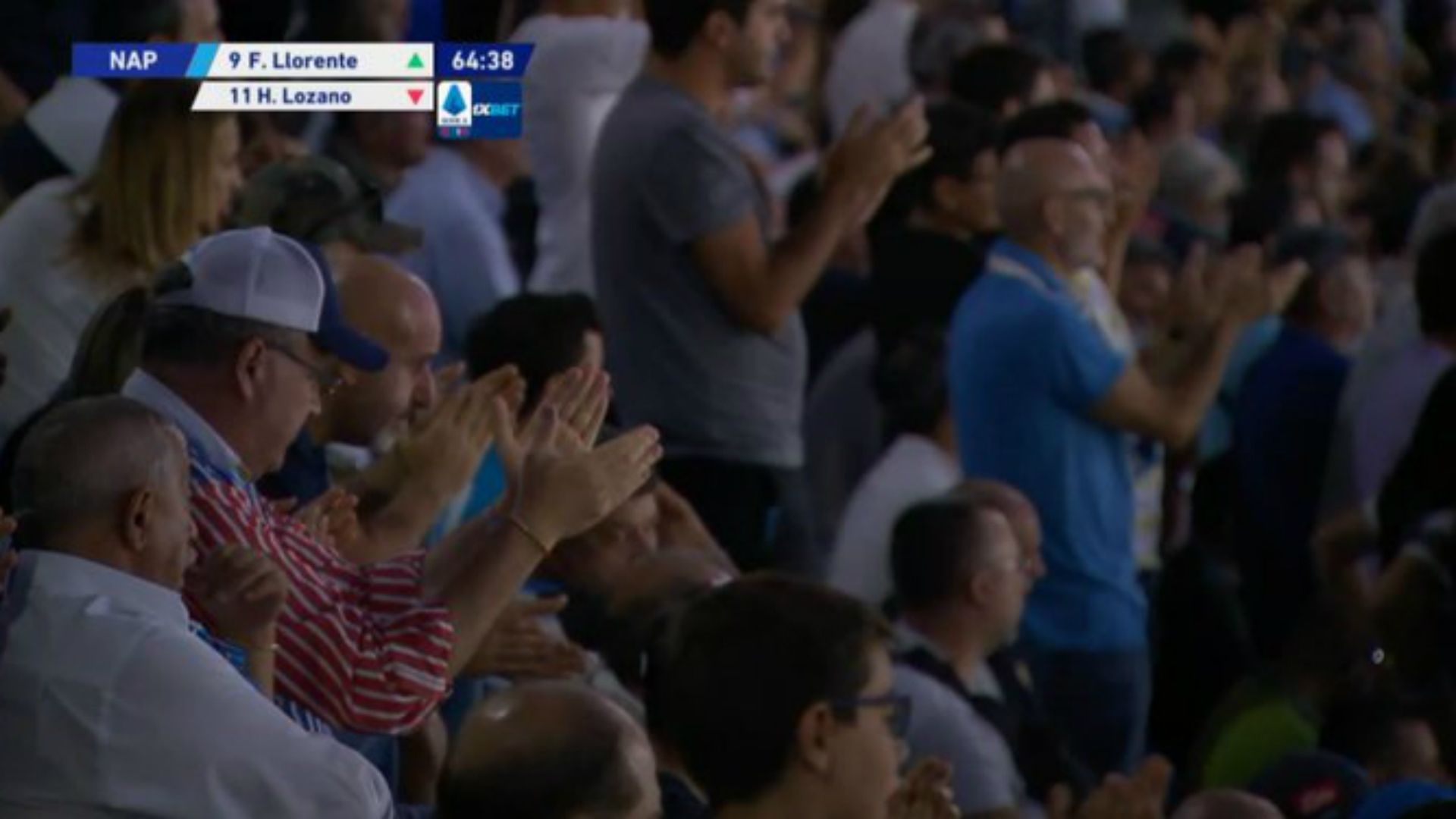 Ovación San Paolo Lozano