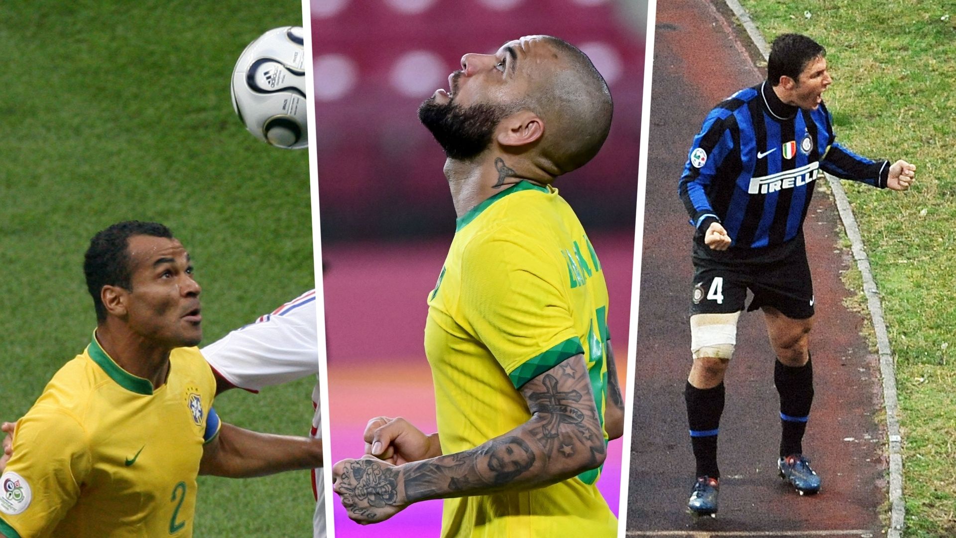 Dani Alves Cafu Javier Zanetti