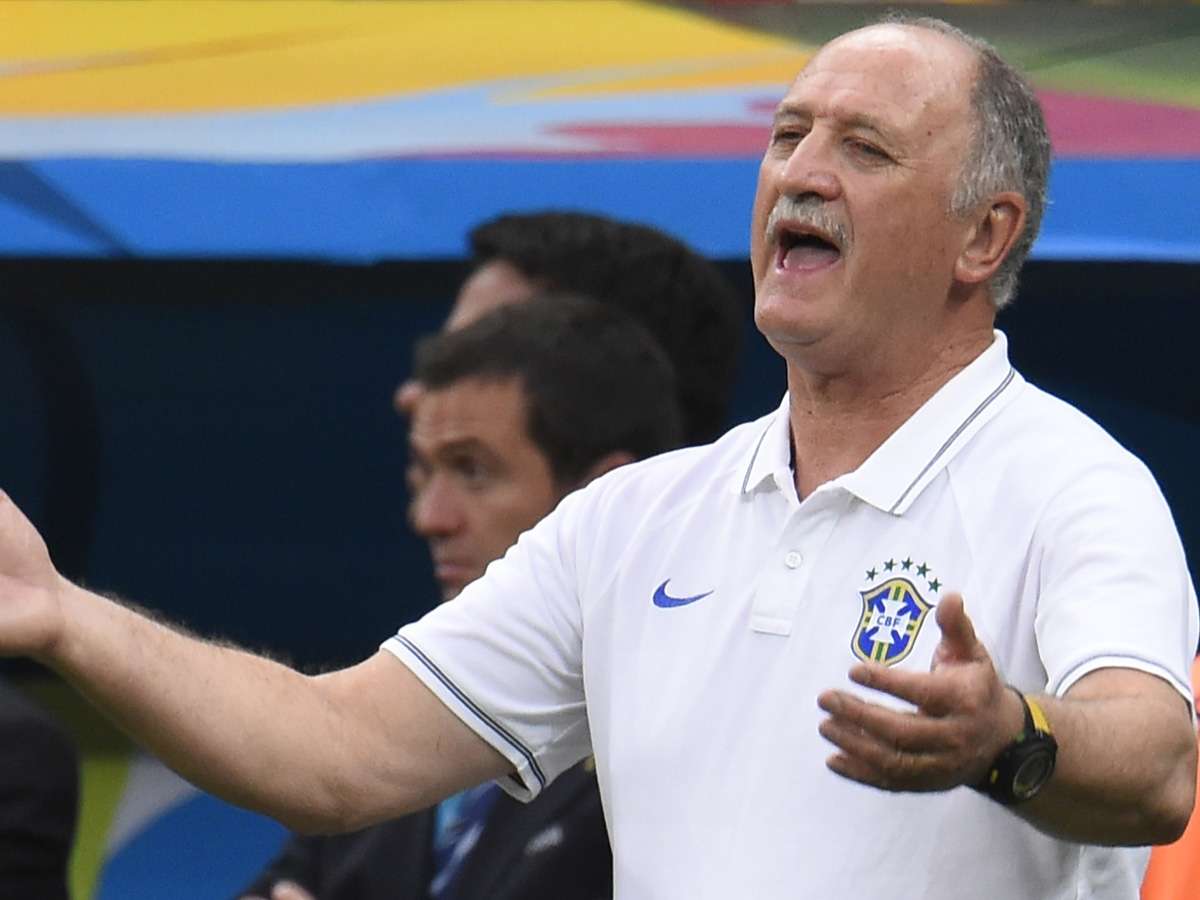 Luiz Felipe Scolari Felipão Brazil x Holanda