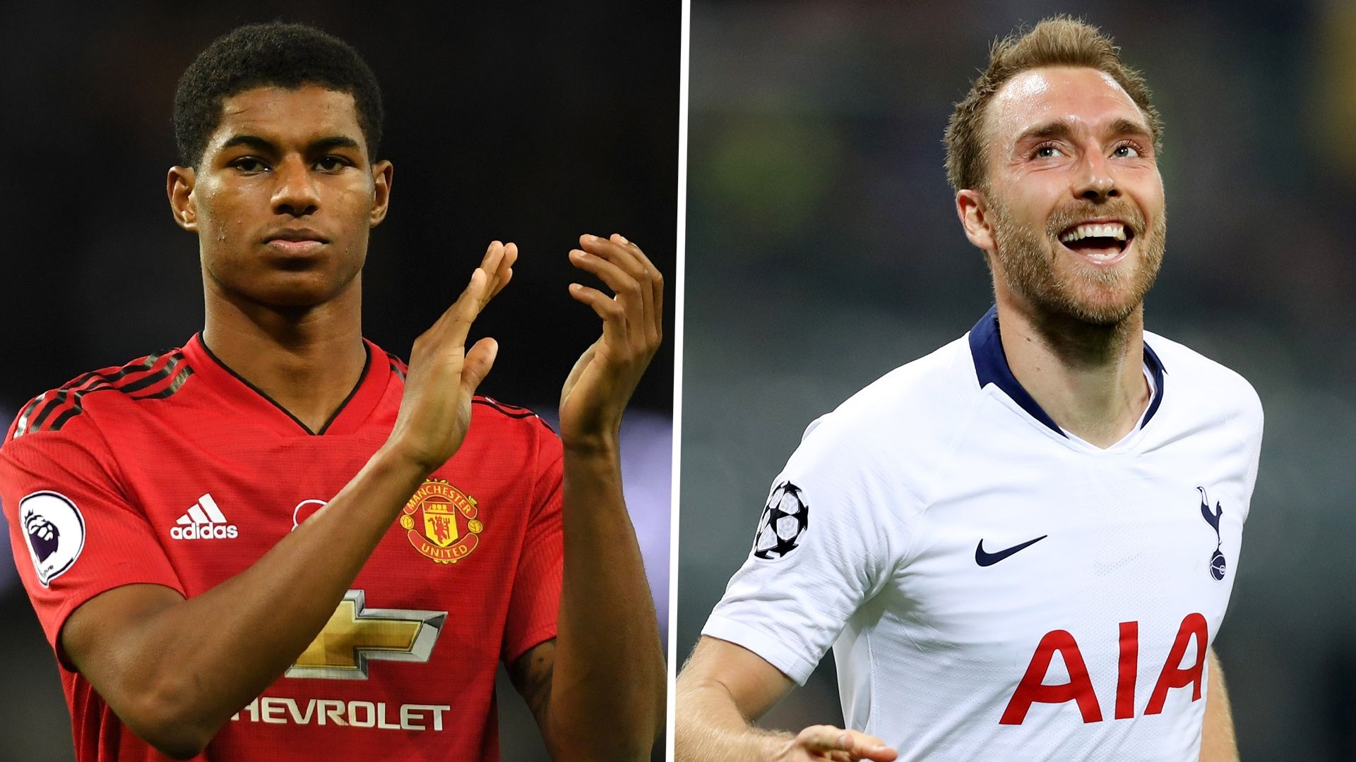 Marcus Rashford Christian Eriksen