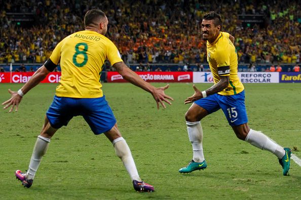 Paulinho et Renato Augusto (Brésil)