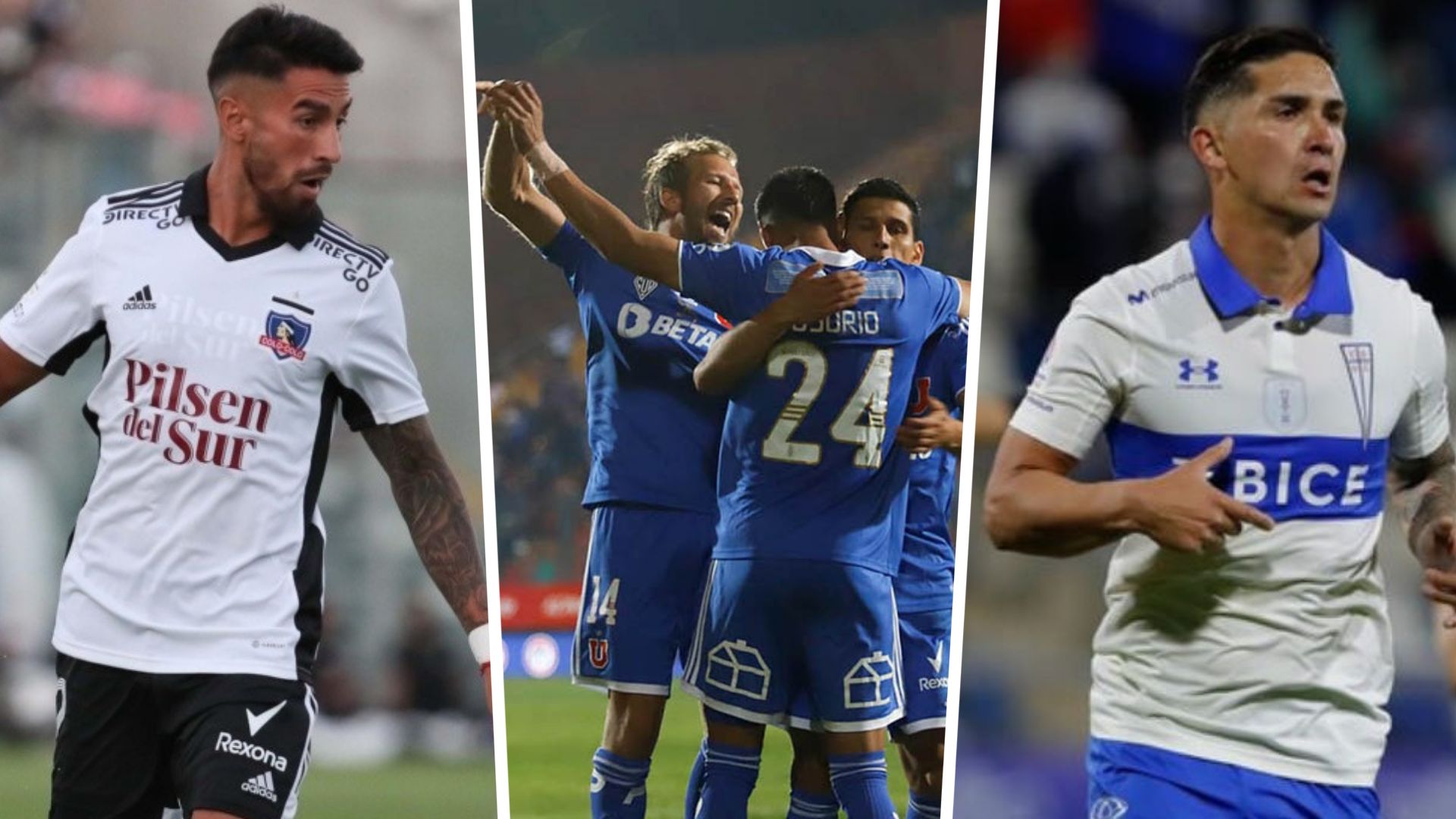 Colo Colo, Universidad de Chile, Universidad Católica