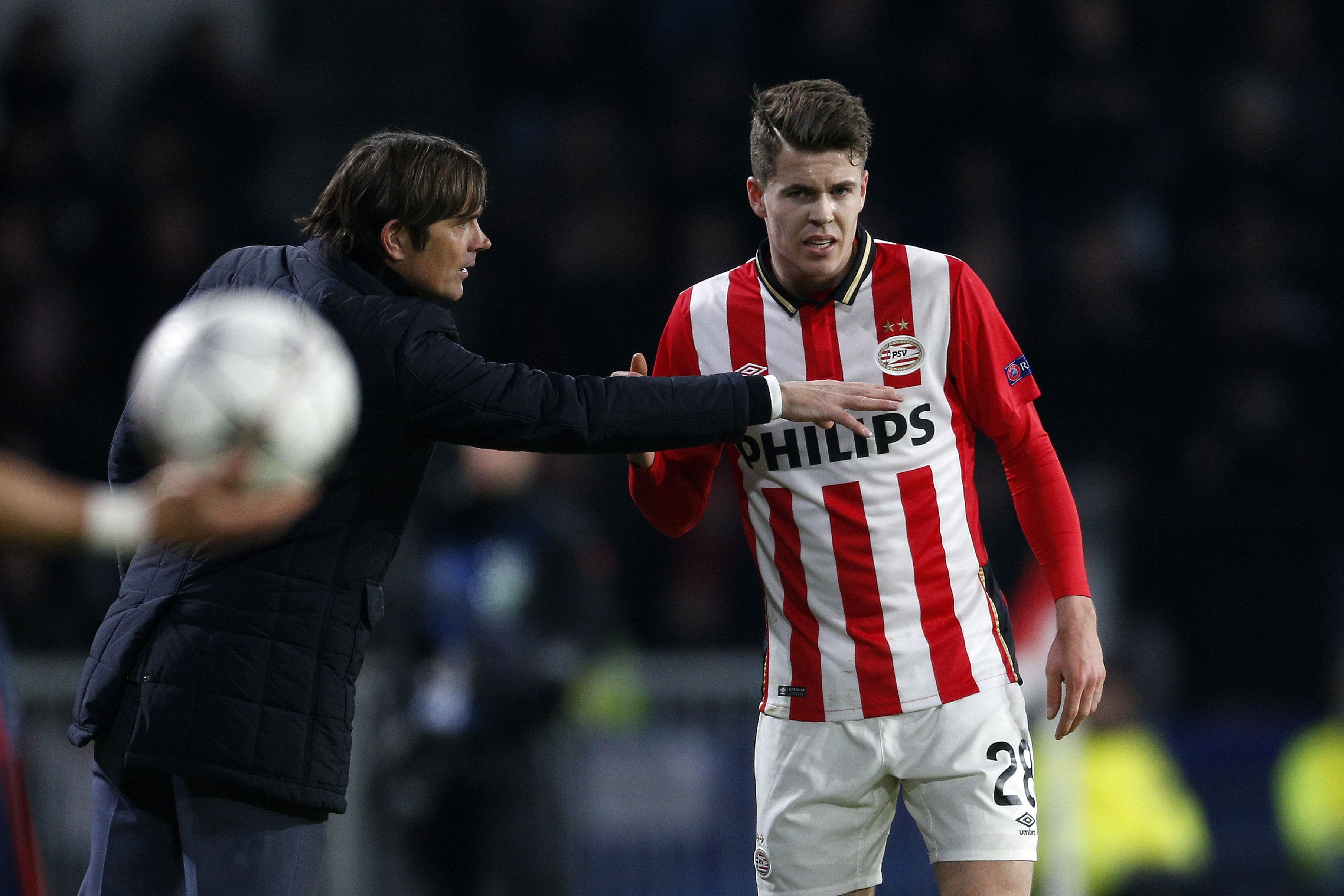 Phillip Cocu Marco Van Ginkel PSV Eindhoven