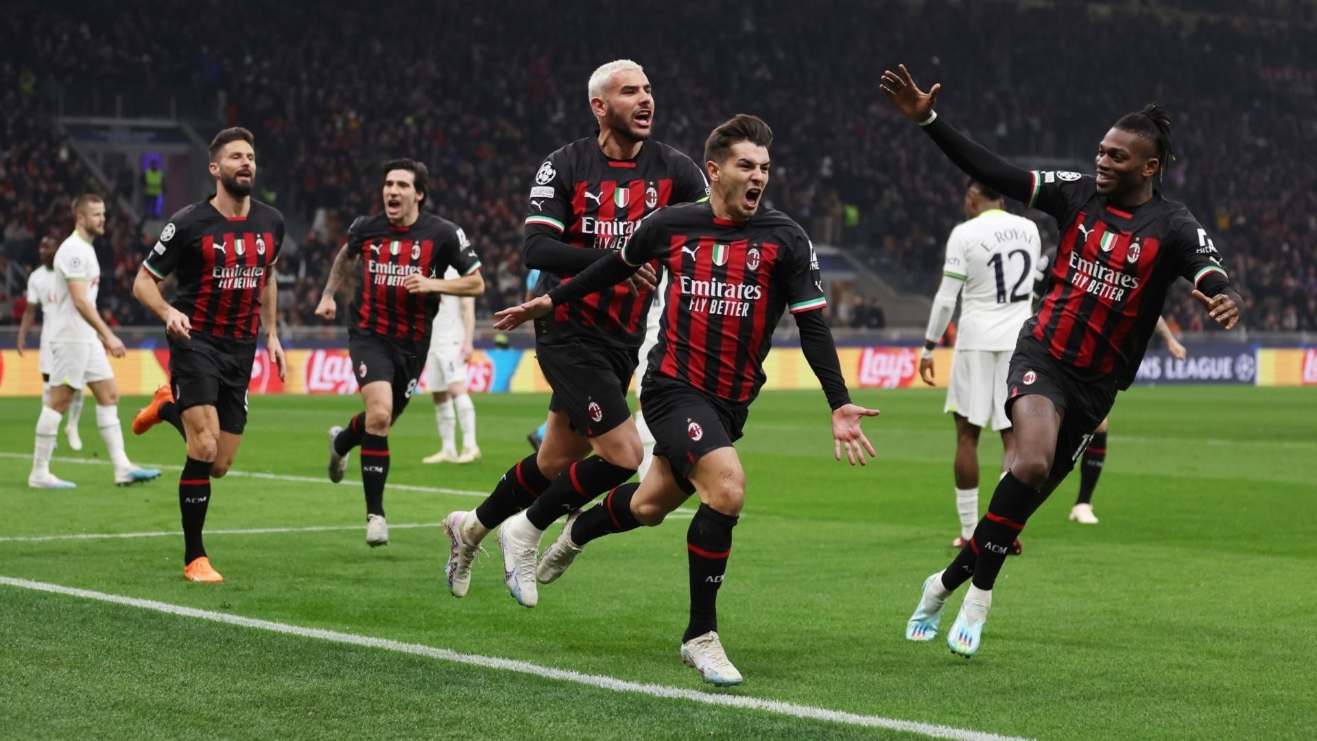 Brahim Diaz Milan Tottenham Champions League 14022023