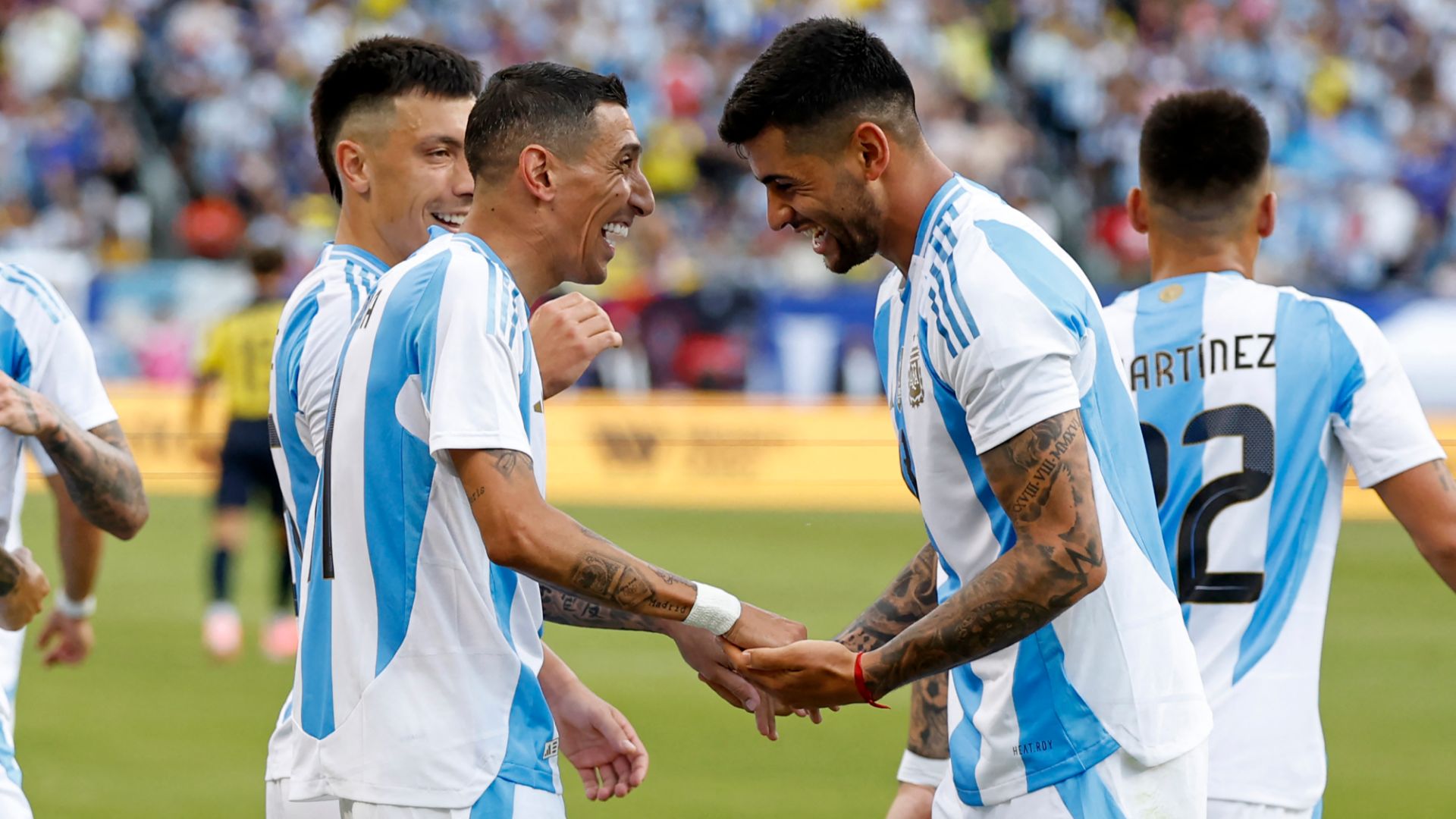 Argentina player ratings vs Ecuador: Angel Di Maria shows his class as  reigning World Cup champs win scrappy pre Copa America friendly | Goal.com