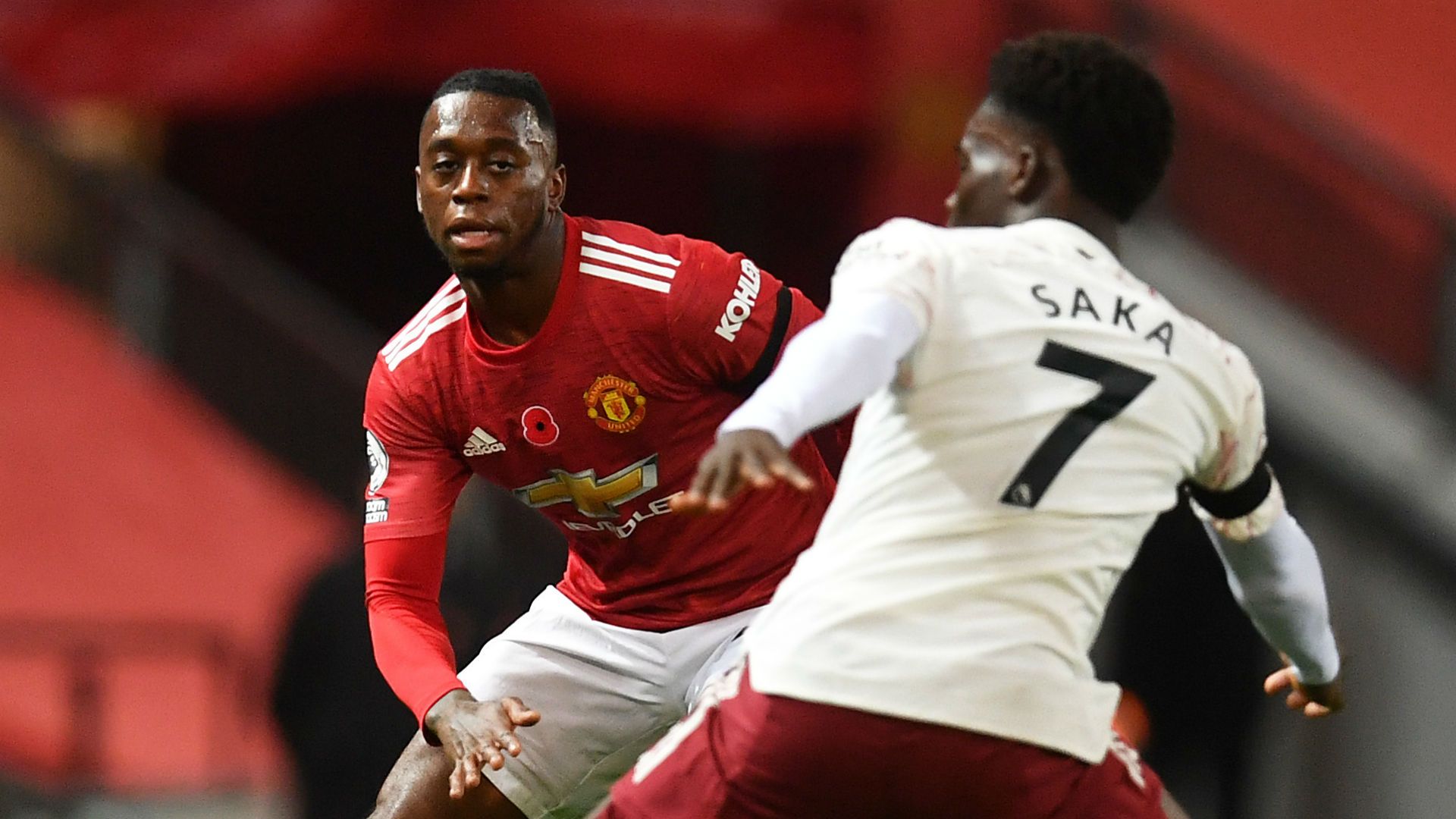 Aaron Wan-Bissaka Manchester United Arsenal 2020-21