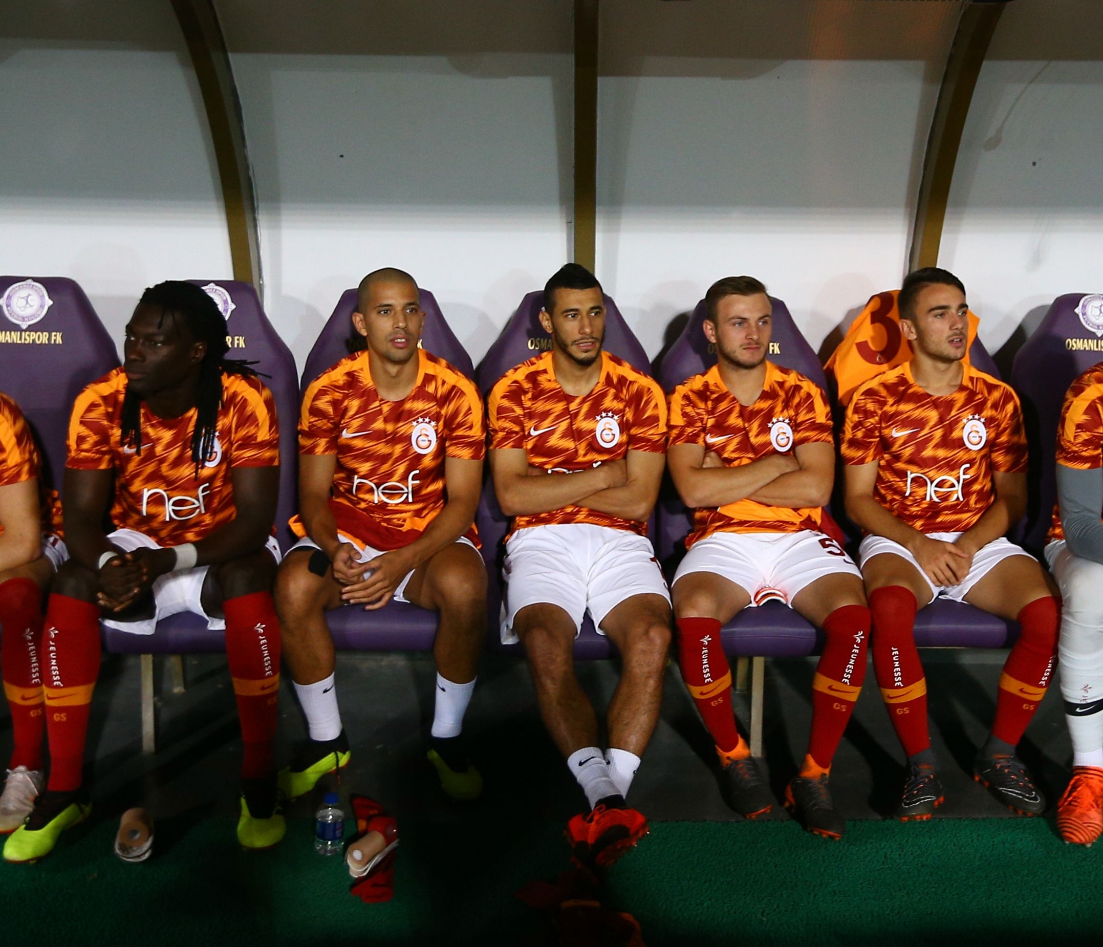 Gomis, Belhanda, Feghouli Galatasaray - Ankaragucu