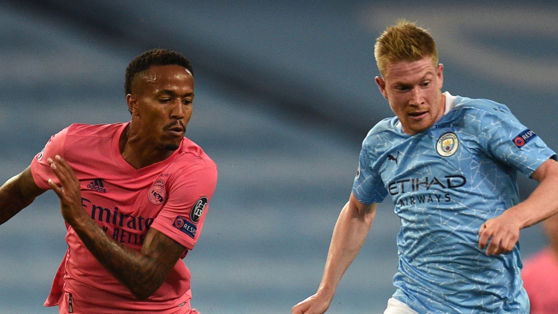 Militao y De Bruyne, Manchester City vs. Real Madrid