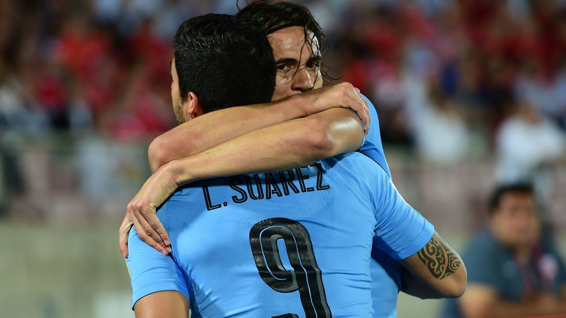 Cavani Suarez Uruguay 18012017