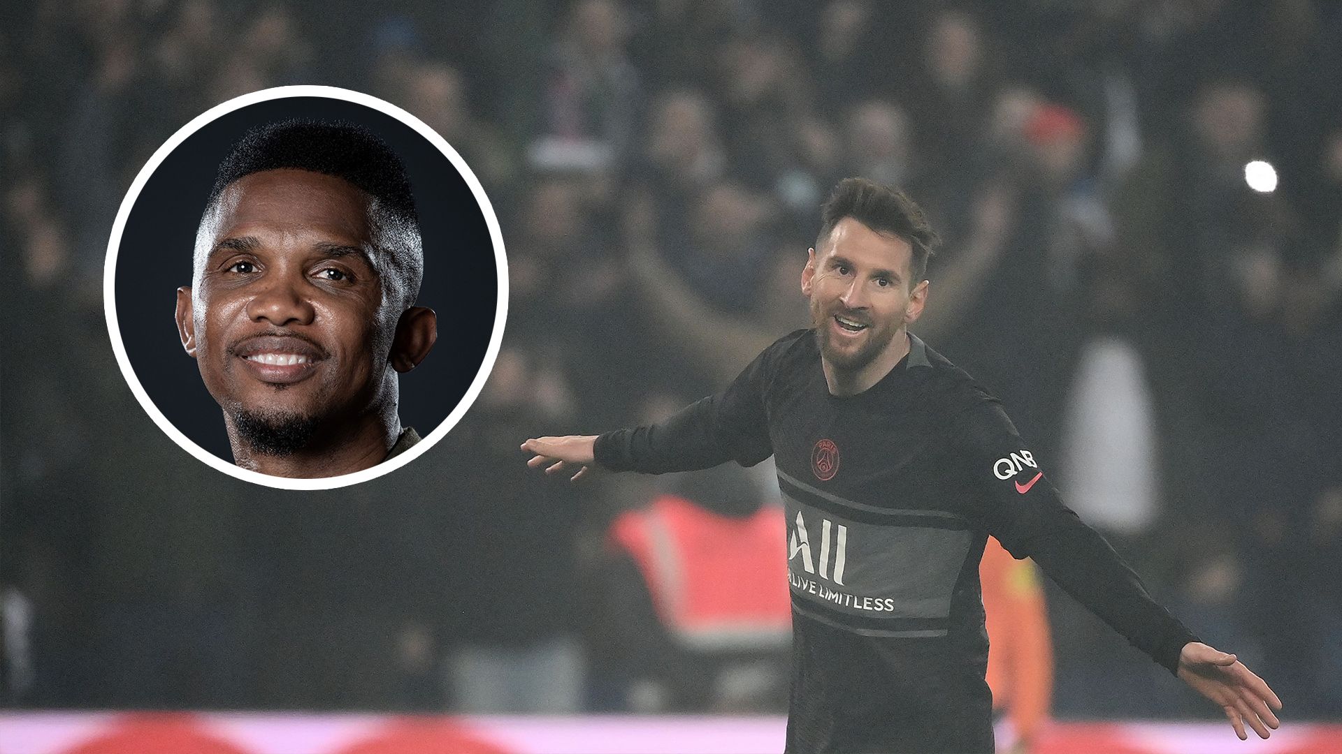 Lionel Messi PSG Samuel Eto'o