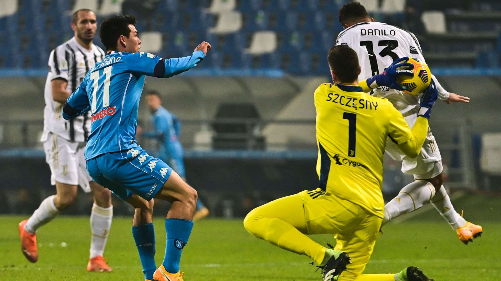 Wojciech Szczesny Hirving Lozano Juventus Napoli Supercup
