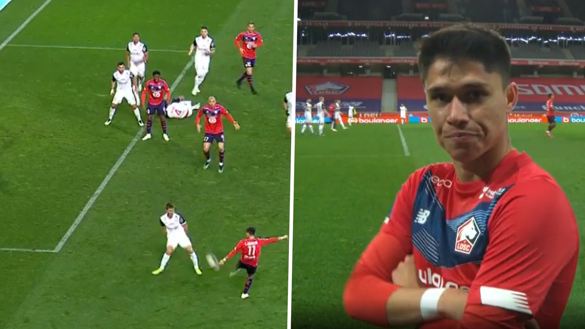 ARAUJO LILLE MONTPELLIER TORE LIGUE 1