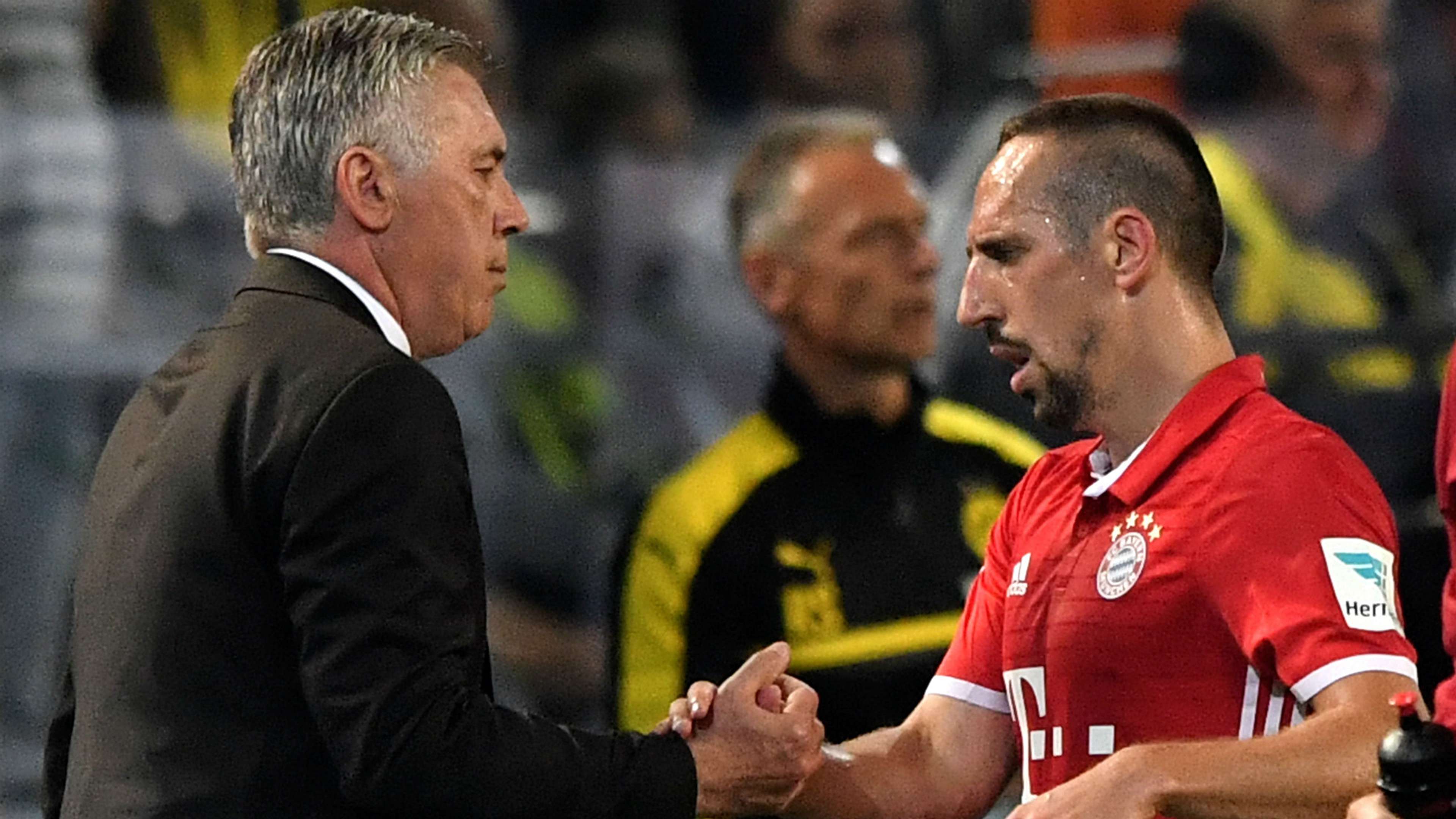 Franck Ribery Carlo Ancelotti Bayern Munich