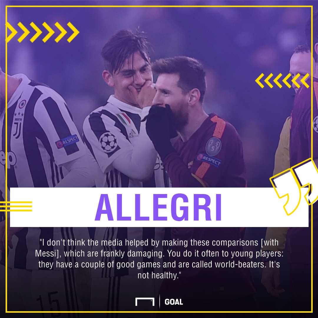 Allegri Dybala Messi PS