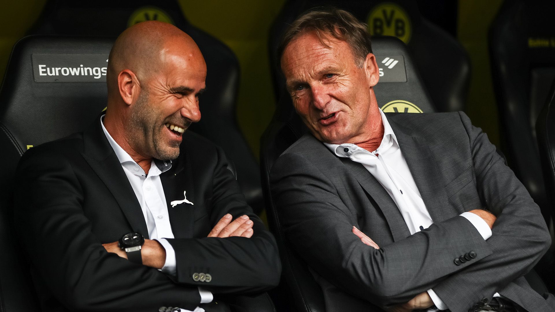 peter bosz hans joachim watzke borussia dortmund bundesliga
