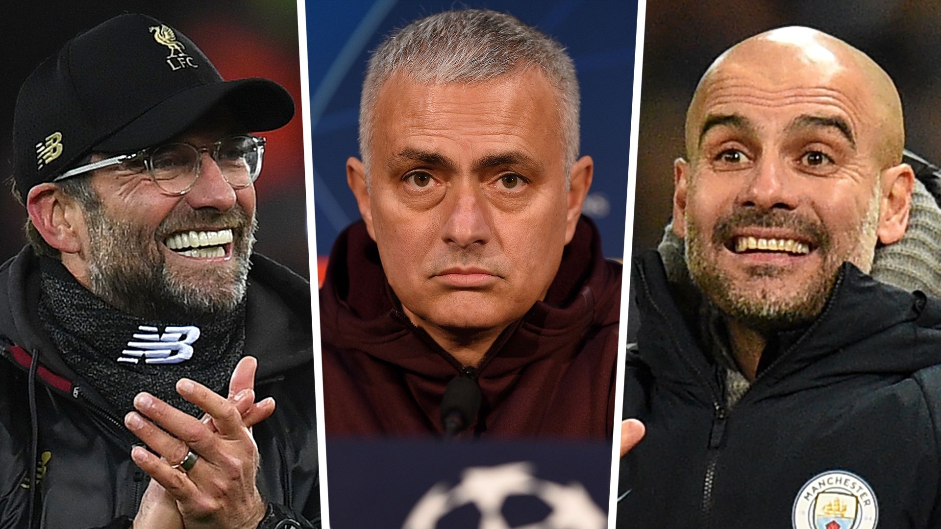 Klopp, Mourinho, Pep