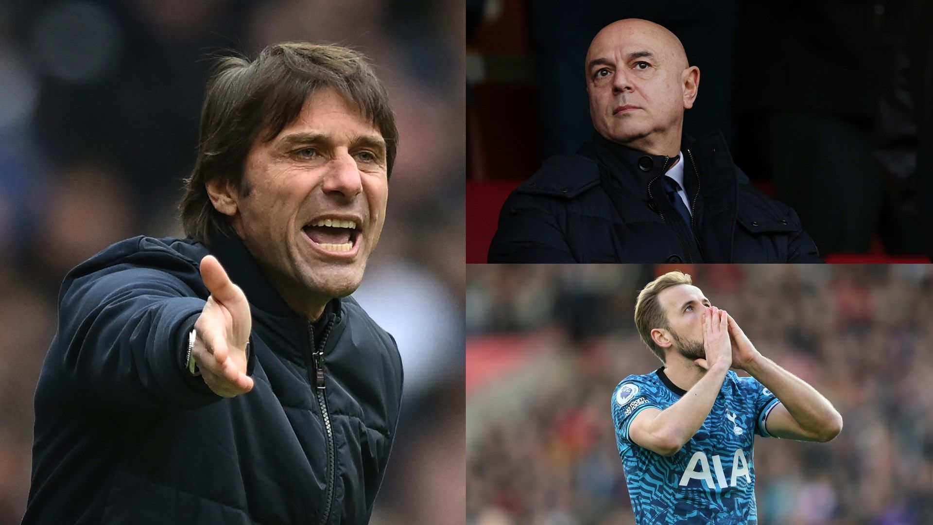 Antonio Conte Daniel Levy Harry Kane Tottenham split