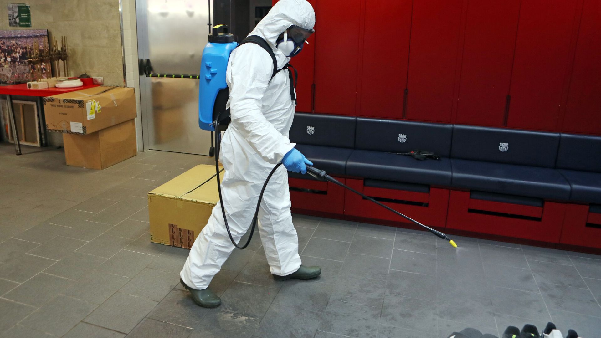 Barcelona coronavirus vestuario