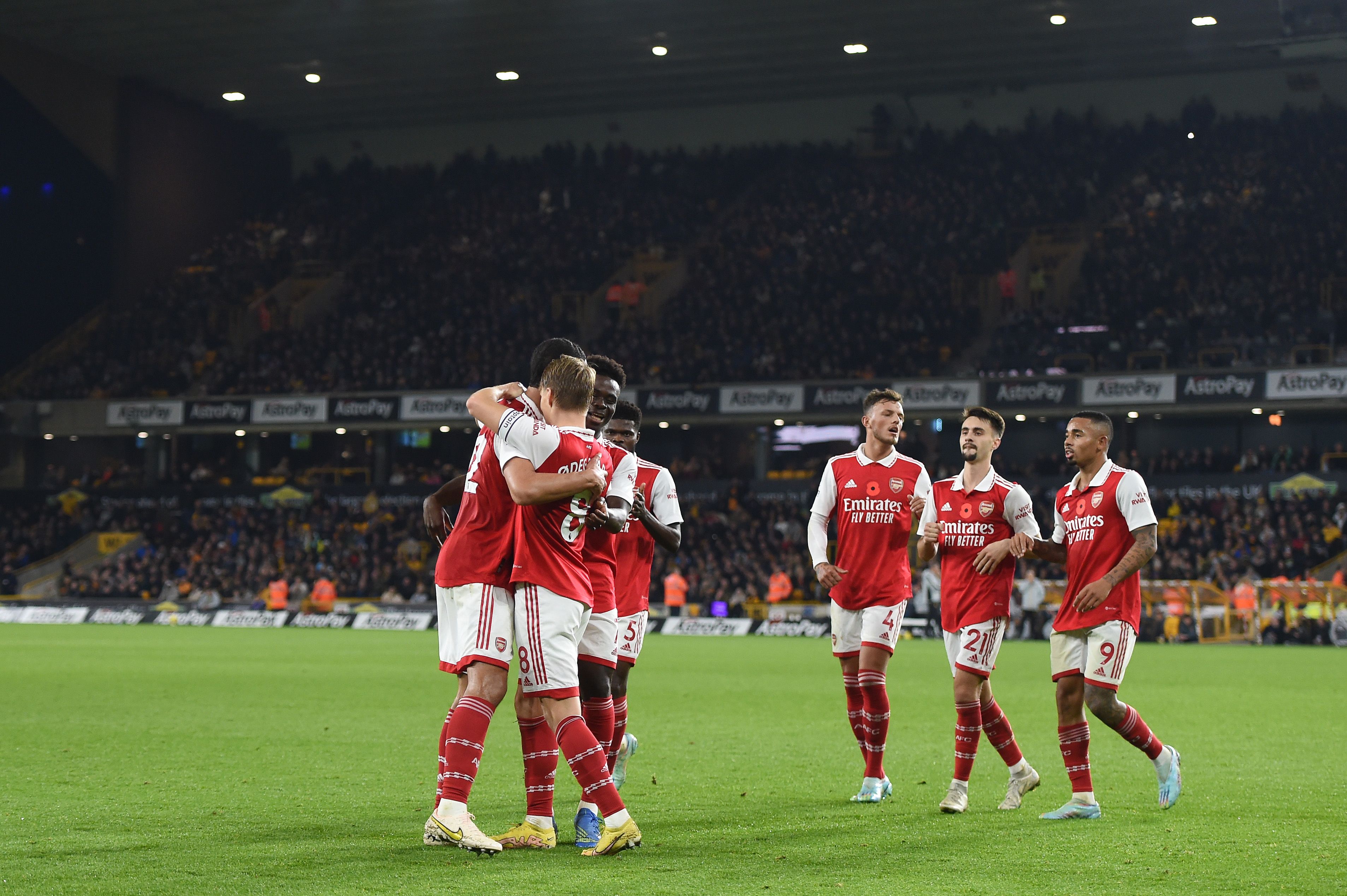 Arsenal celebrate
