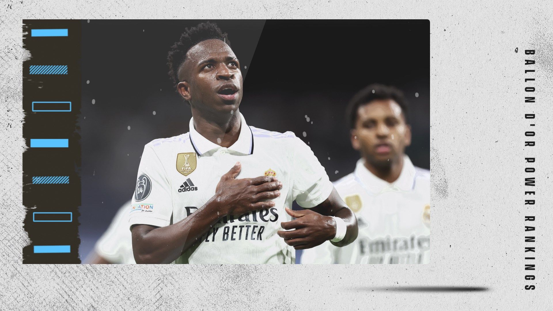 Vinicius Jr Ballon d'Or Rankings GFX