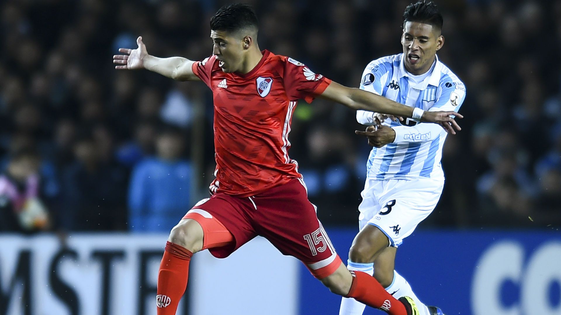 Exequiel Palacios Zaracho Racing River Copa Libertadores octavos de final 09082018