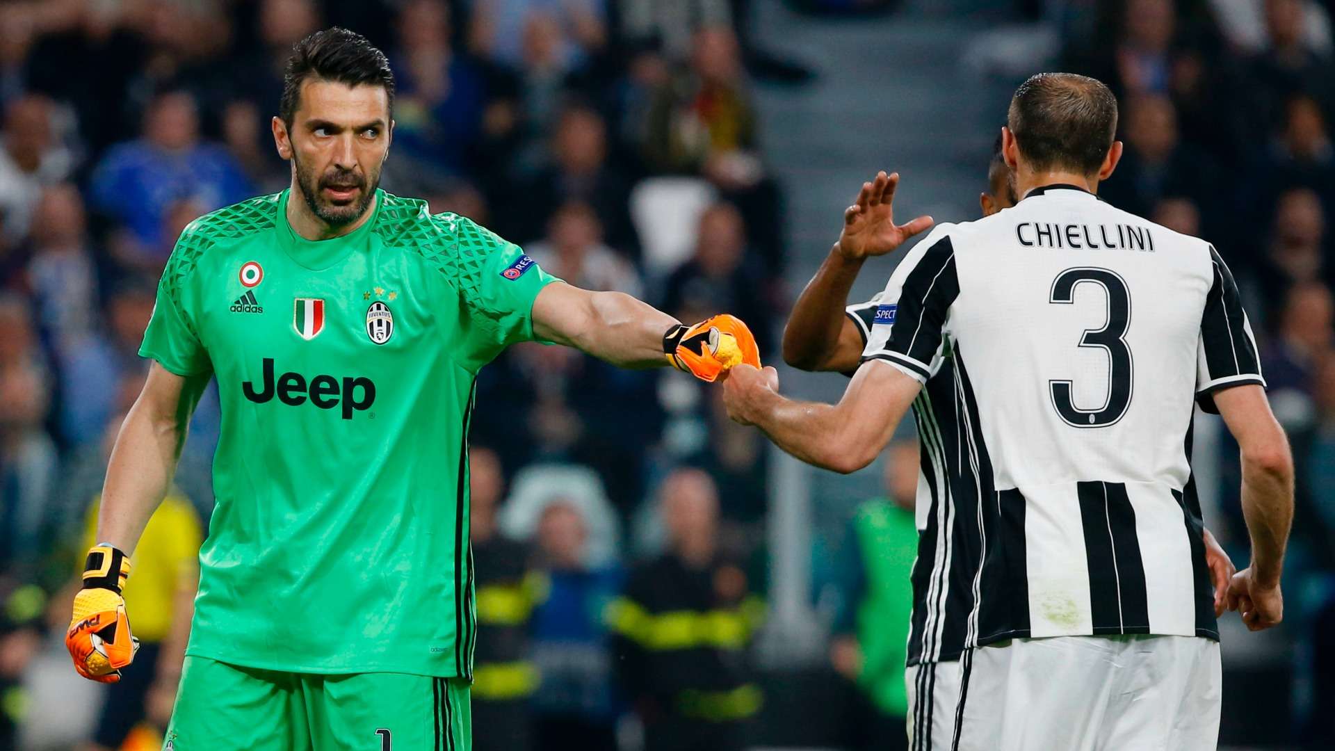 Gianluigi Buffon Giorgio Chiellini Juventus Barcelona