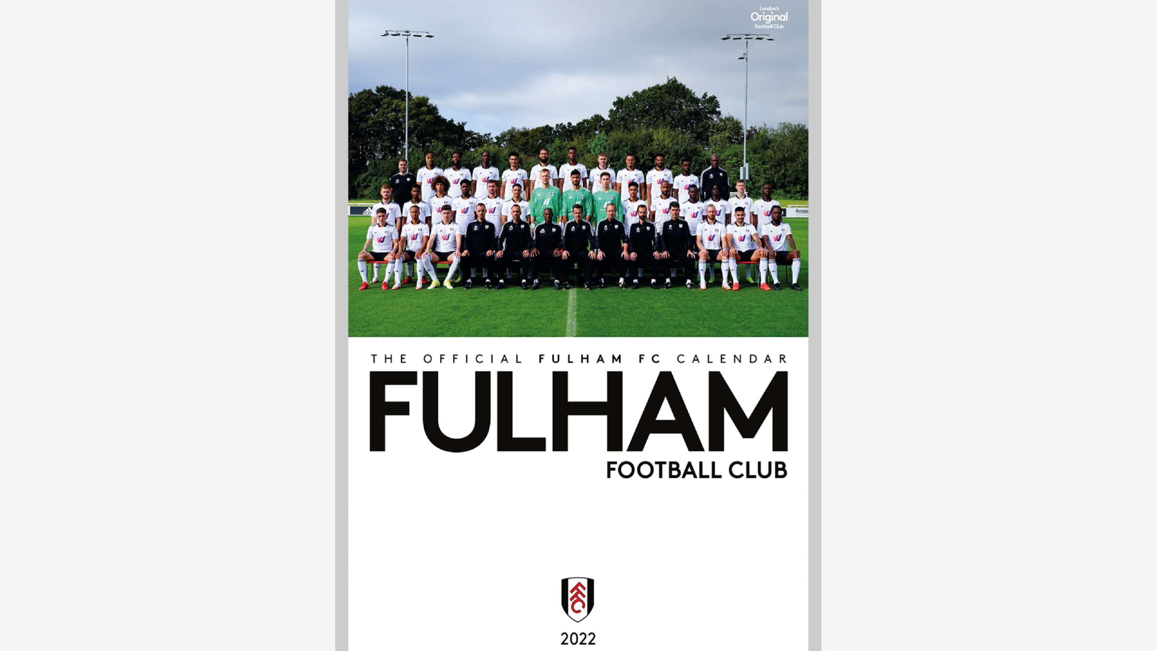 Official Fulham FC 2022 wall calendar (A3 sized)