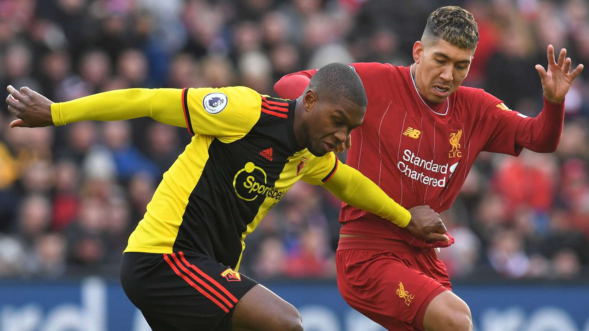 Christian Kabasele Roberto Firmino Watford Liverpool