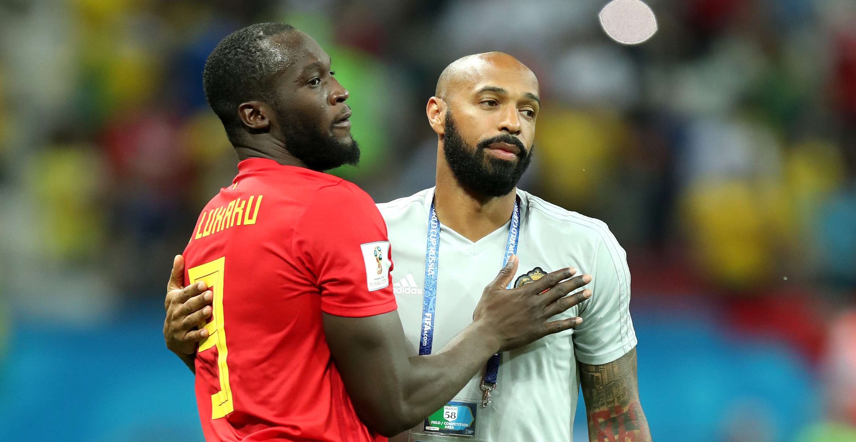 Romelu Lukaku Thierry Henry Belgium