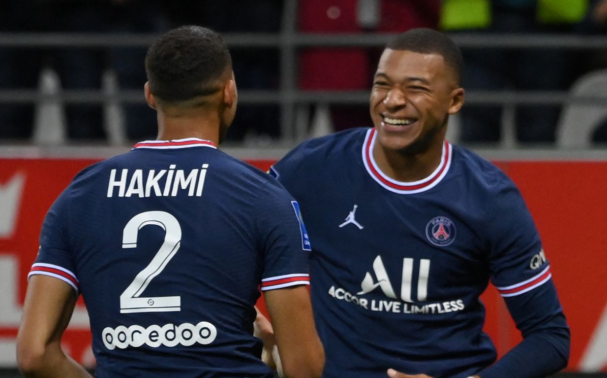 PSG Hakimi Mbappe