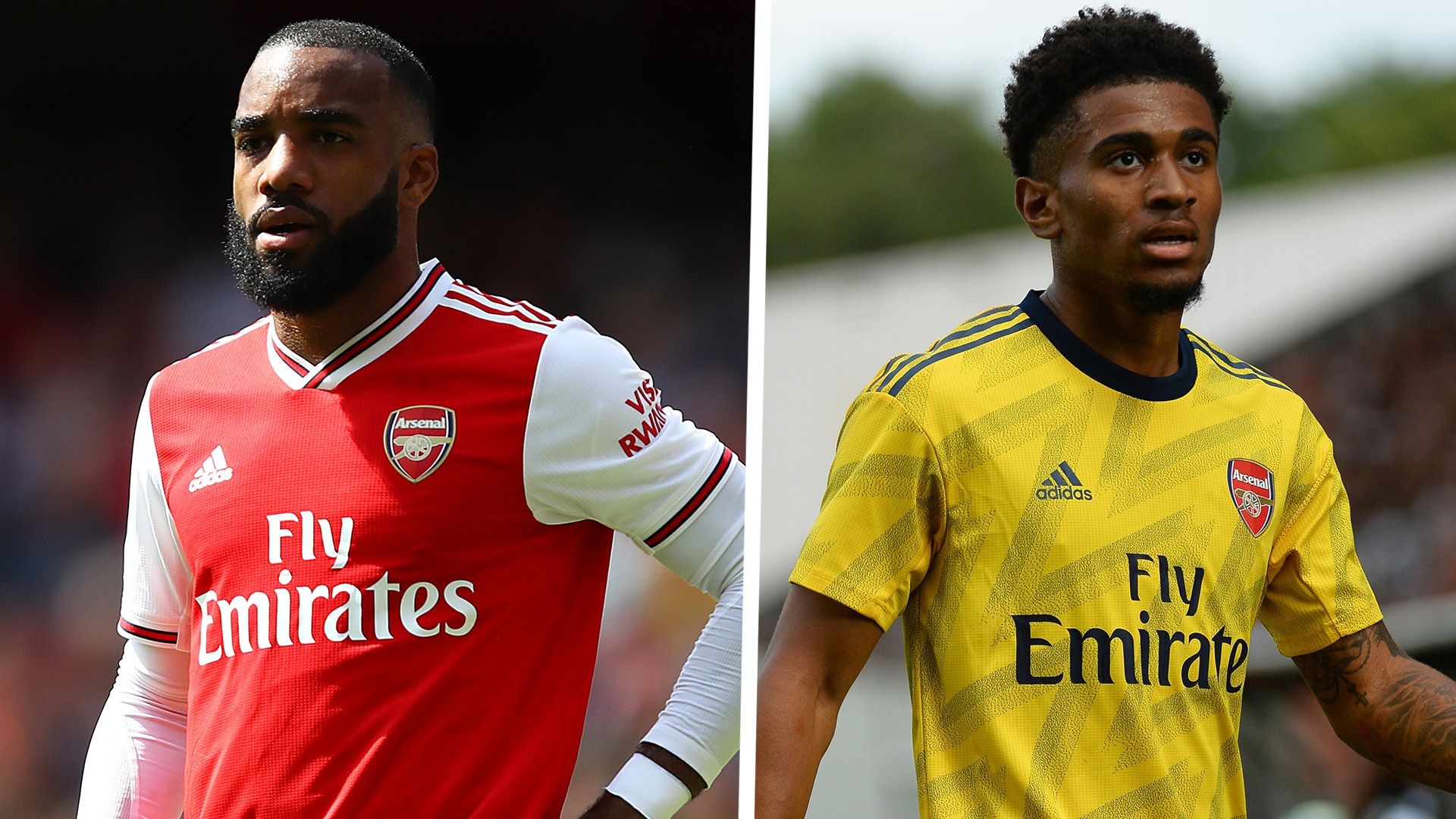 Alexandre Lacazette Reiss Nelson Arsenal 2019-20