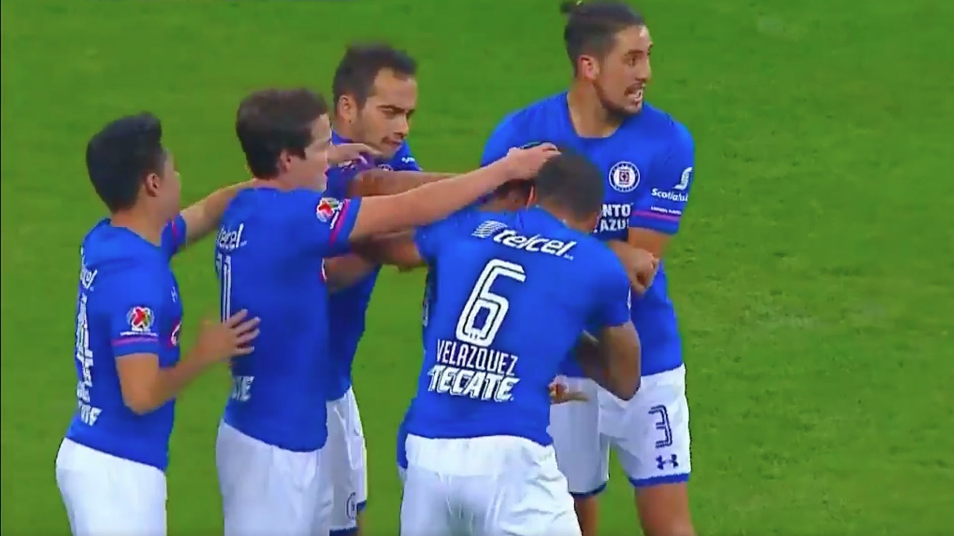 Cruz Azul festejo