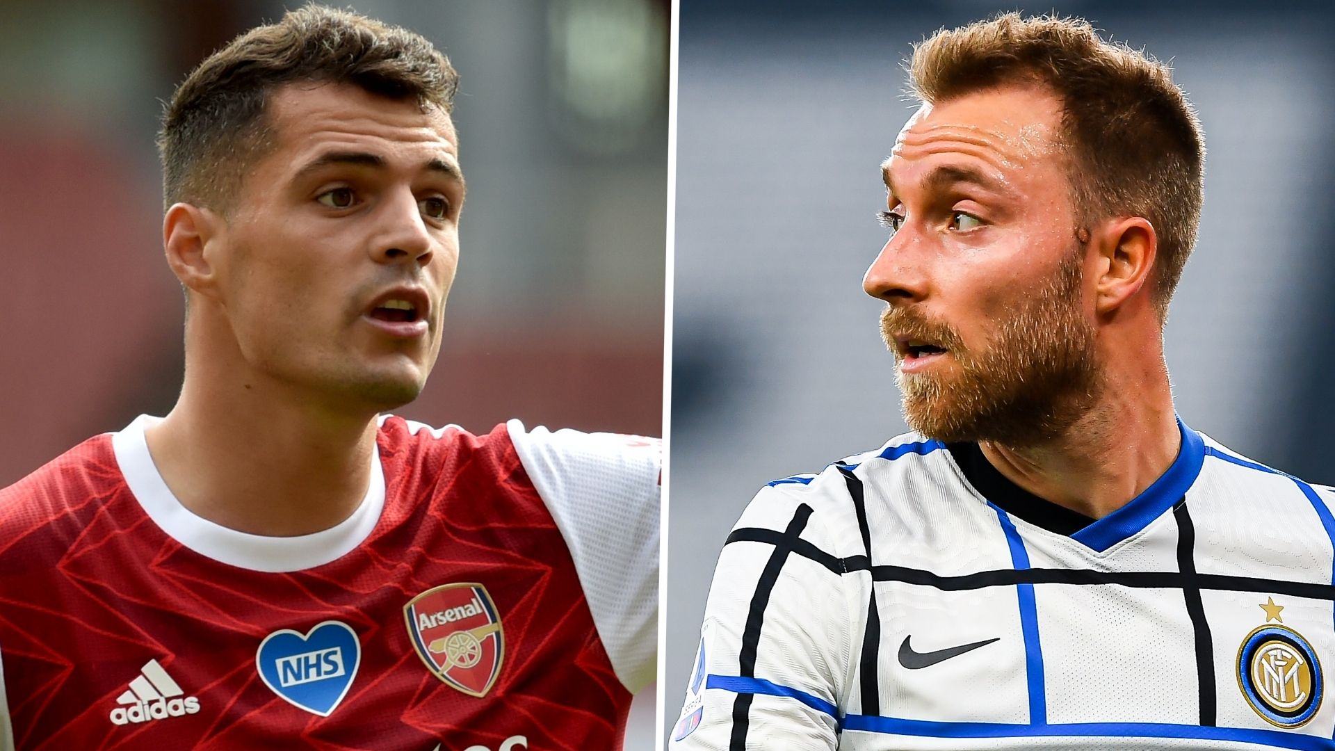 Granit Xhaka Christian Eriksen