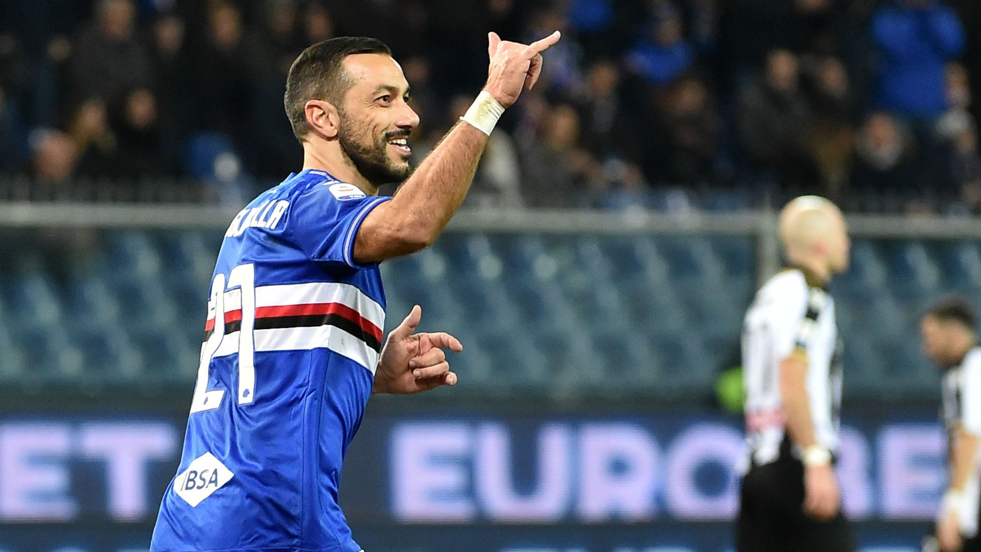 Quagliarella celeb Sampdoria Udinese