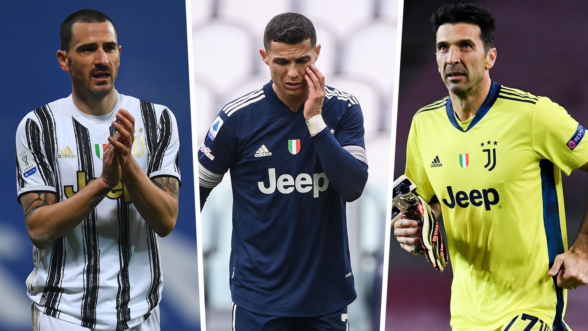 Chiellini Ronaldo Buffon Juventus GFX