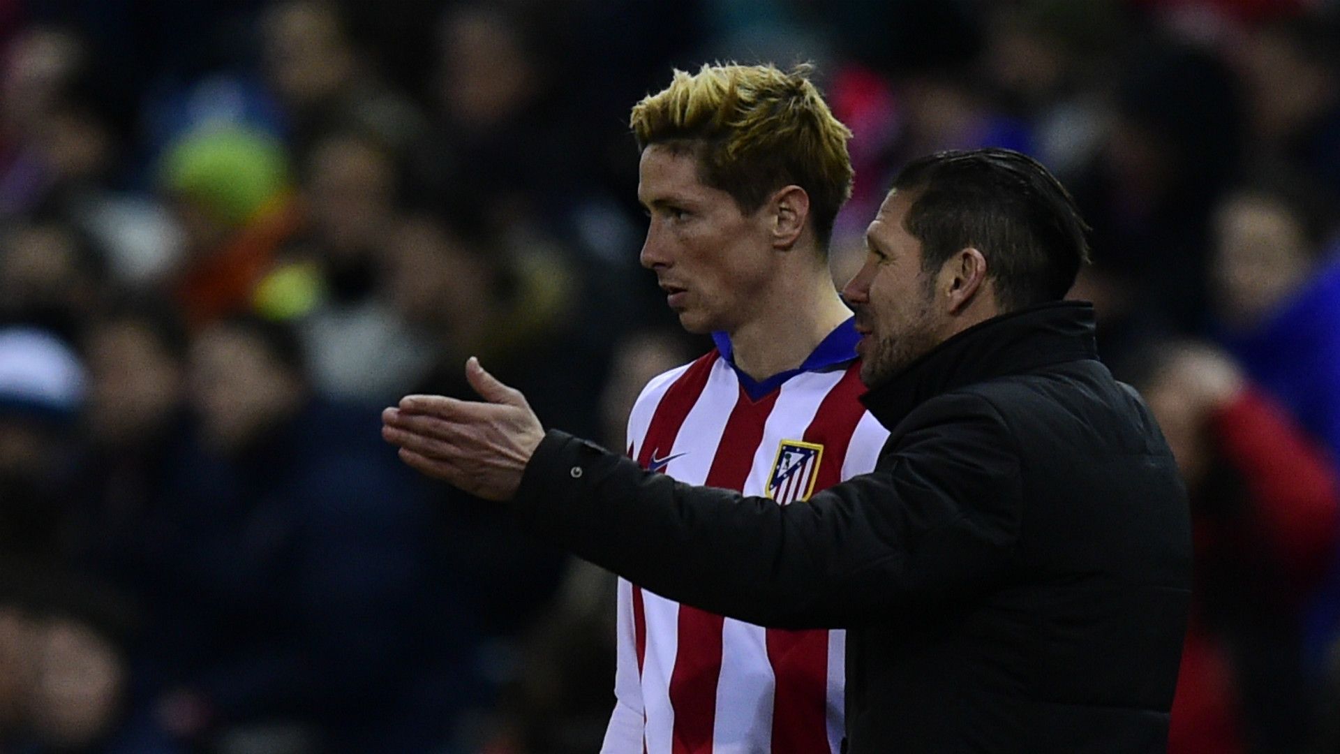 Diego Simeone Fernando Torres Atletico Madrid