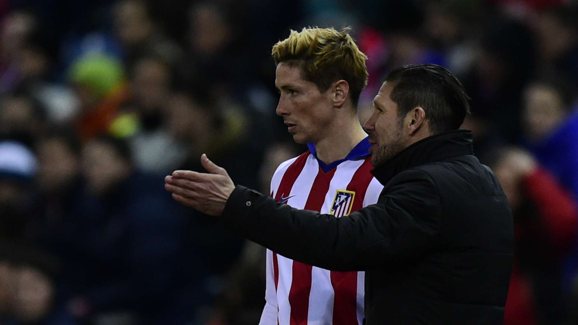 Diego Simeone Fernando Torres Atletico Madrid
