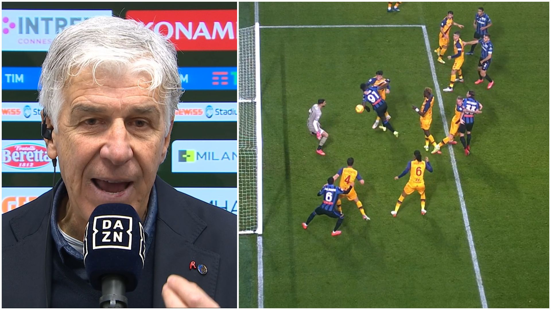 Gian Piero Gasperini Atalanta Roma