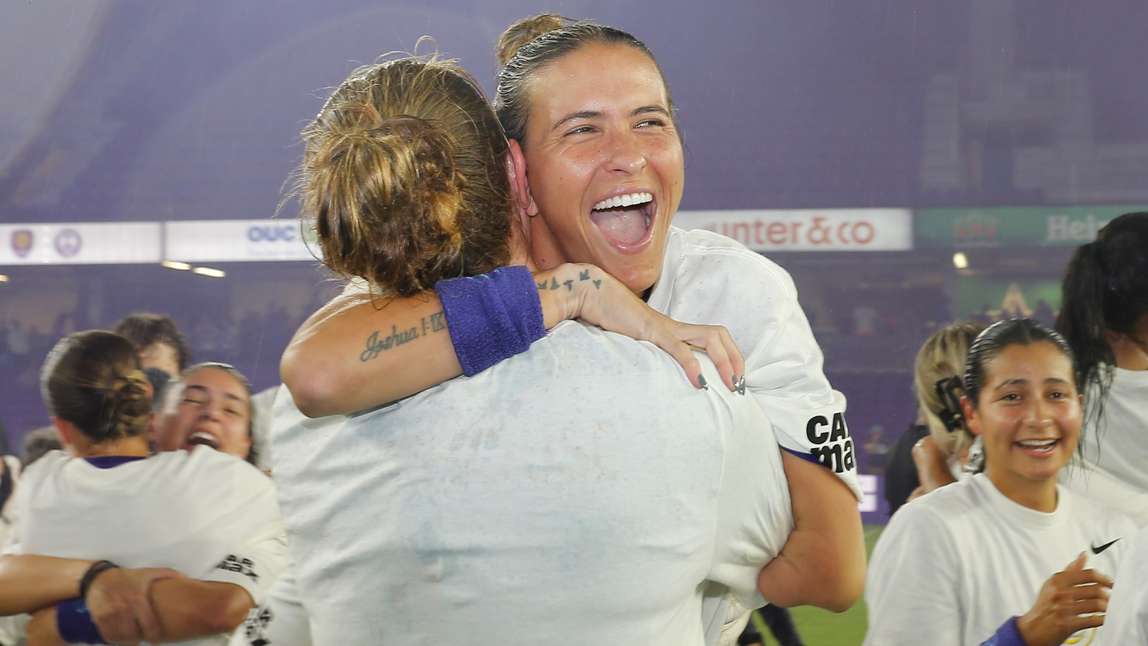 Orlando Pride 2024 NWSL shield celebrations