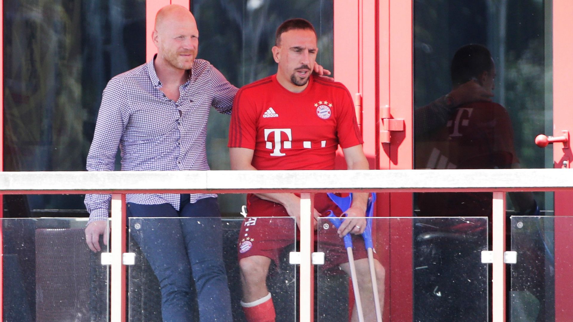 FC Bayern München First Training 15/16 150701 Matthias Sammer Franck Ribery