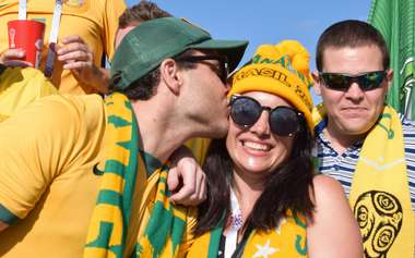 Confederations Cup 2017 - Russia, Australian fans Goal.com, kiss By Mahmoud Maher