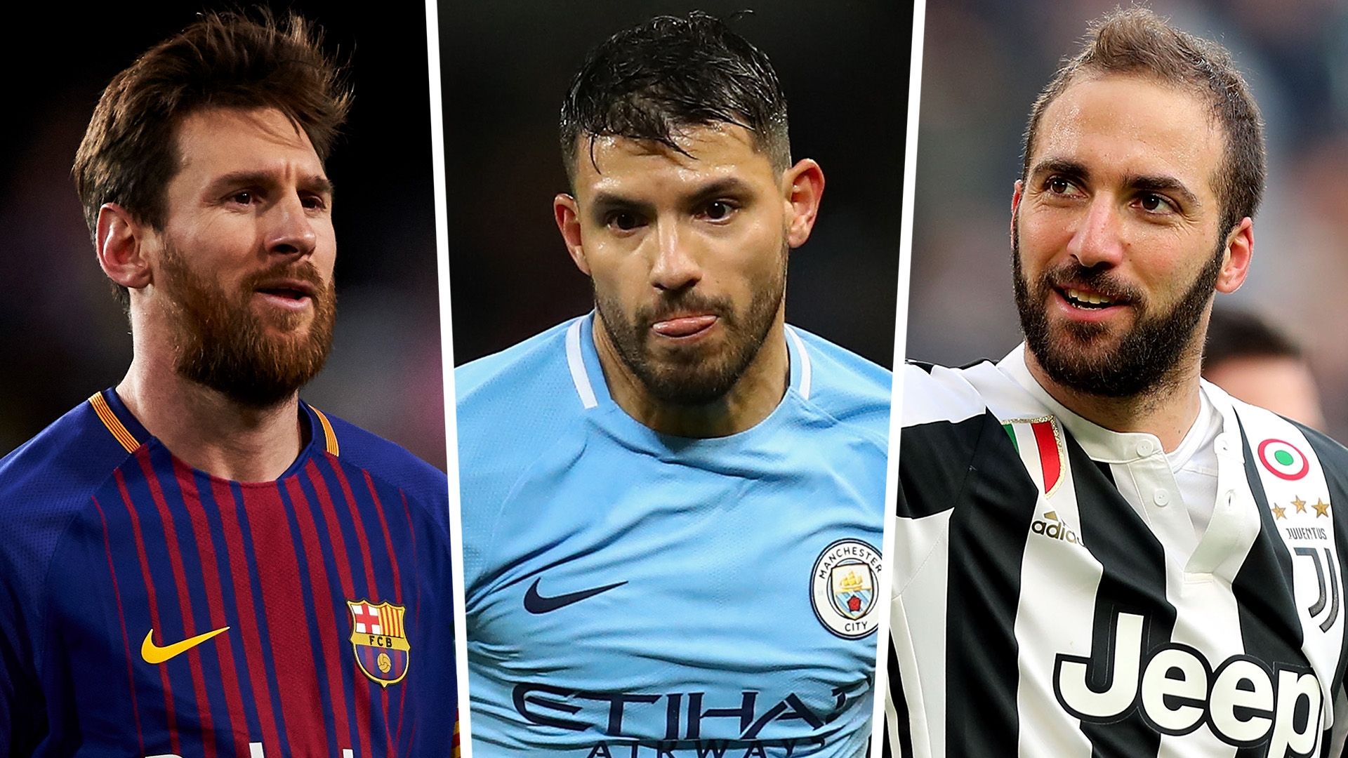 Lionel Messi Sergio Aguero Gonzalo Higuain