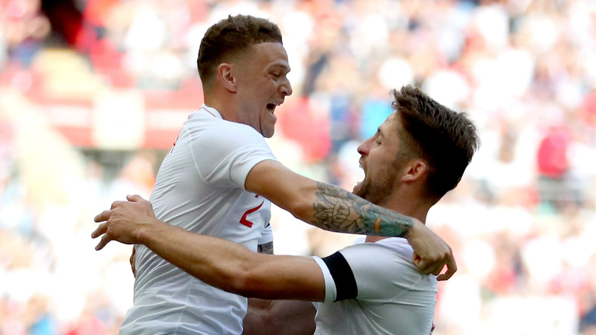 Kieran Trippier Gary Cahill England 2017-18