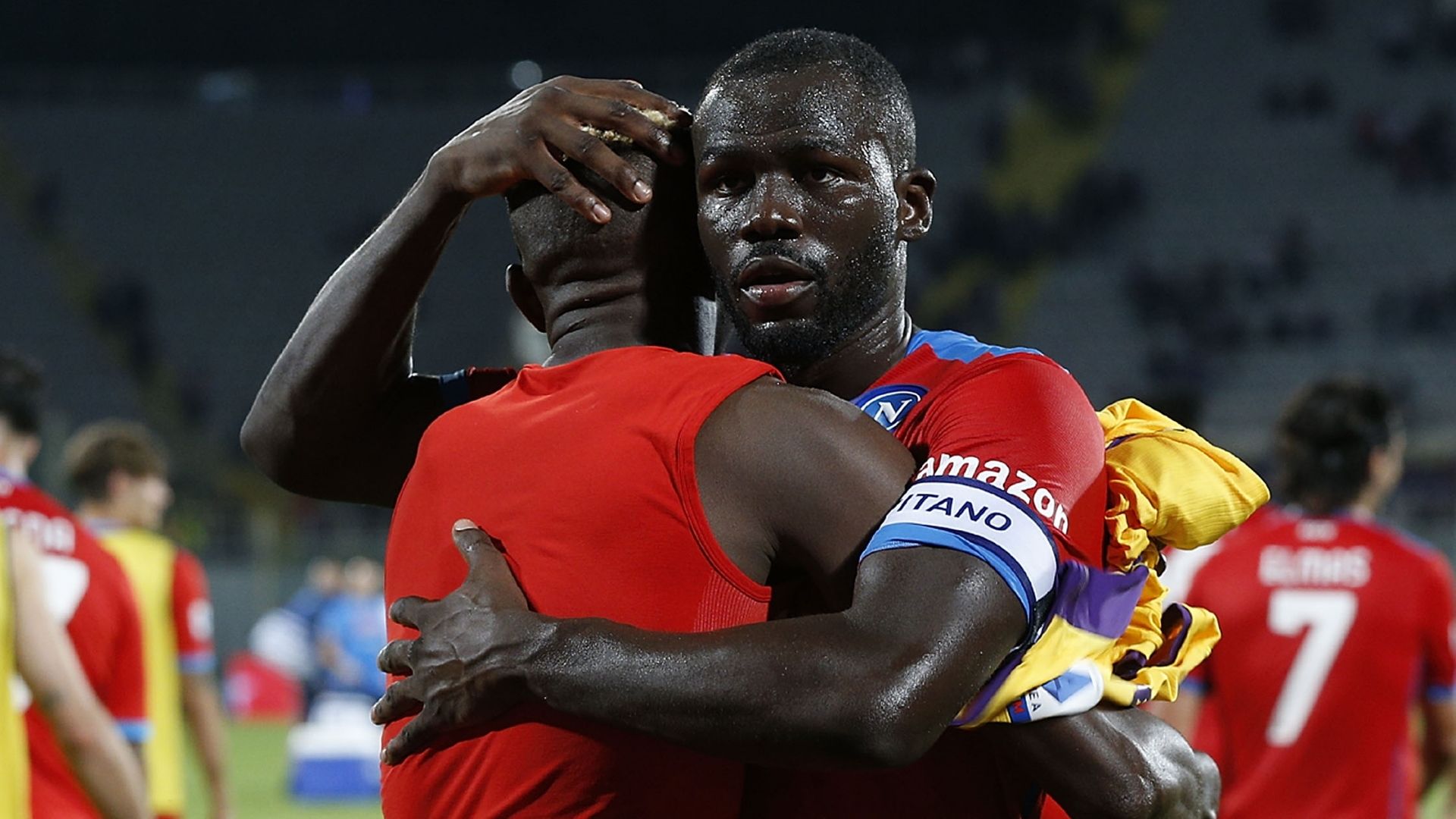 Kalidou Koulibaly, Victor Osimhen, Fiorentina vs Napoli, 2021-22