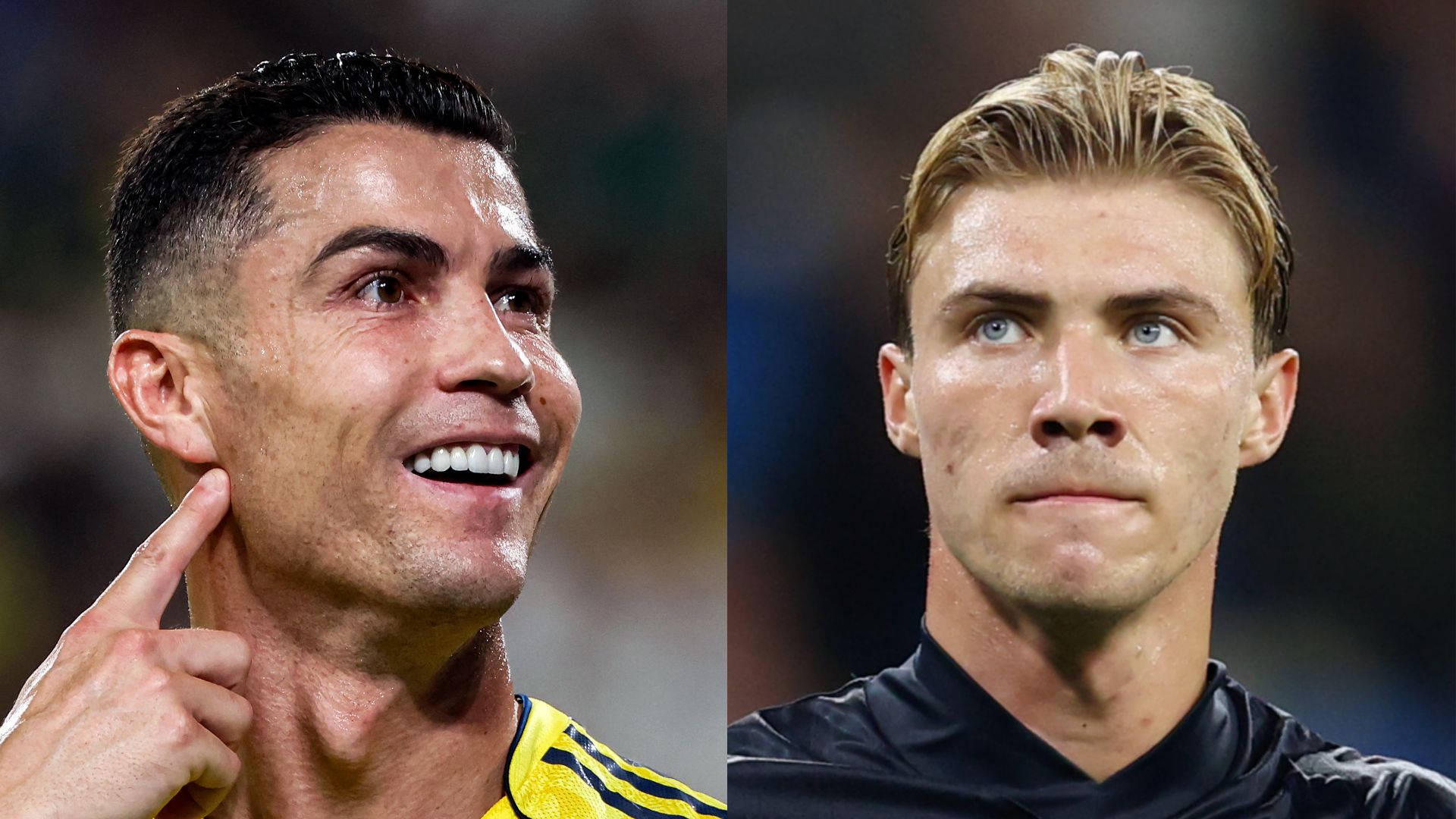 GFX Cristiano Ronaldo Rasmus Hojlund